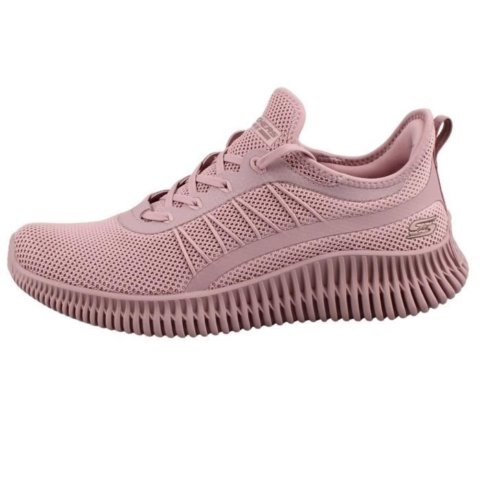 Baskets Femme Skechers 117417 ROS Rose Synth tique Lacets