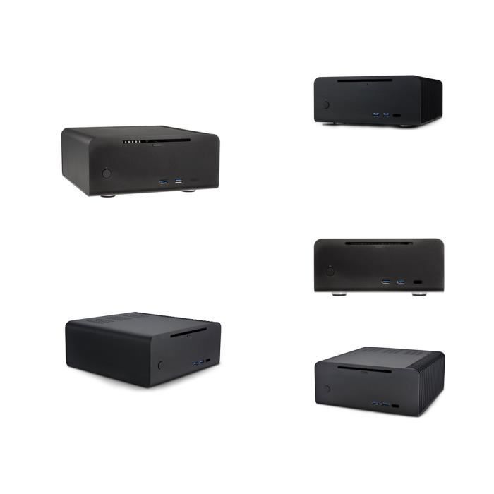 Mini-PC passif, Intel i7, 500Go SSD NVMe M.2 PCIe,2