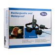 BTH15076-Tera M81 collier de dressage électrique rechargeable étanche télécommandé sans fil avec écran LCD pour chien portée 3-3