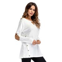 Sweat-shirt Femme Oversize Imprimé étoiles - Manches Longues, Col Rond, Coupe Décontractée Et Tendance