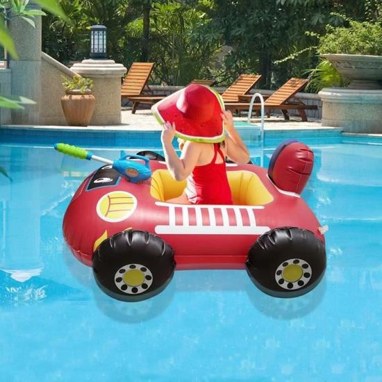 Bouée Bourdon Enfant 55cm pour 2-6 Ans, Gonflable Inflateable pour Piscine, Bouée Gonflable de Tube, Anneau de Natation - Sport