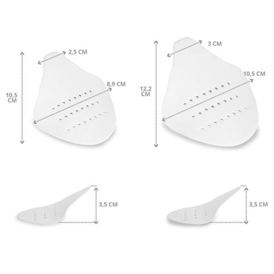 3 Paires Protège-Plis Gaomoeny Pour Baskets | Évite Les Plis Sur Les Orteils - Homme/Femme