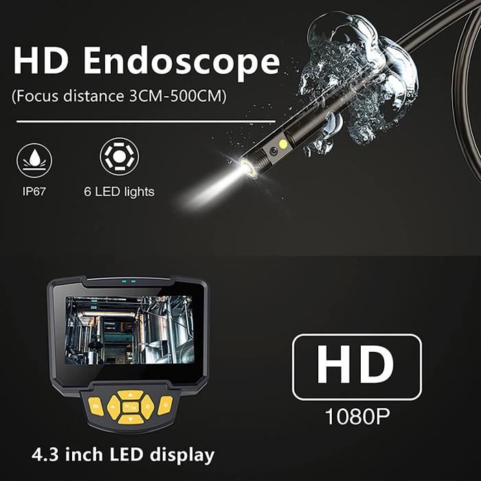 Endoscope de canalisation, Caméra d'Inspection, Endoscope Industriel