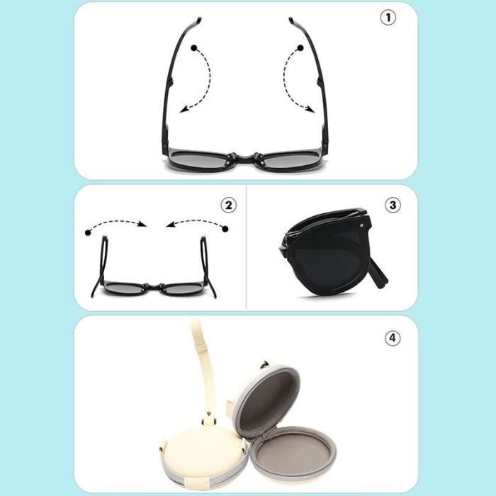 Lunettes de soleil Protection UV400 Enfants Monture carrée - Main Image