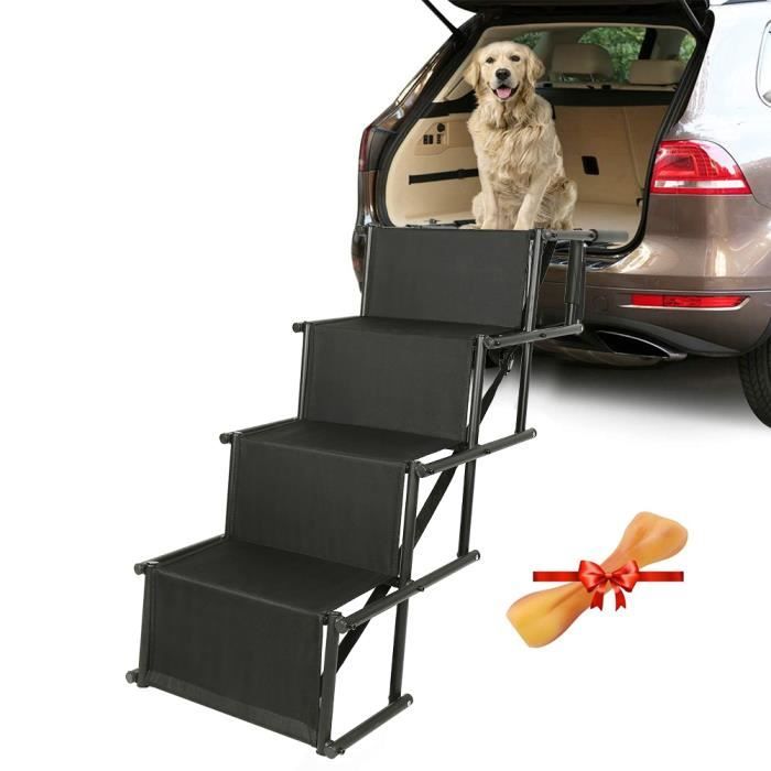 Escalier Pliable Pour Chien - Rampe D'accès Voiture - Pour Petits Et Grands Chiens