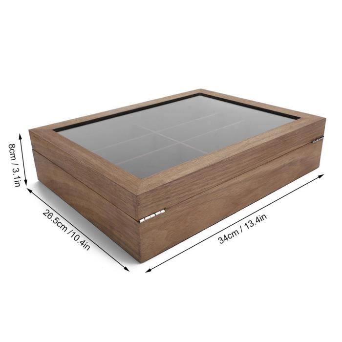 Vitrine de lunettes de soleil, conception en verre, matériaux de haute  qualité, boîte à lunettes pour magasin de montres pour - Main Image