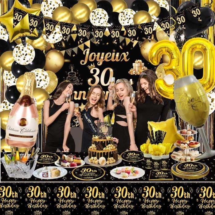 Confettis Chiffre 30 Or - Décoration Table Anniversaire 30 Ans - Fête Mariage Garçon Fille