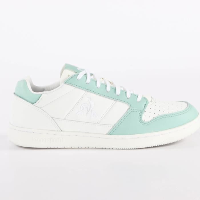 Basket Le Coq Sportif Femme Blanc Textile ref 2120503