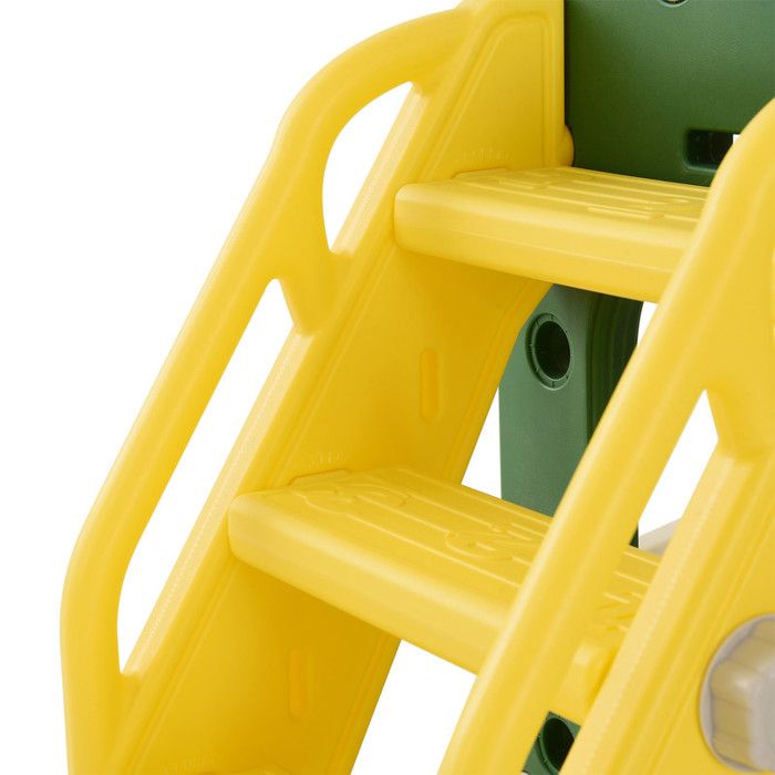 Toboggan De Jardin Bleu – 210 X 40 Cm – Polypropylène Résistant – Pour Enfants 3-8 Ans – Poids Max 45 Kg – Montage Simple