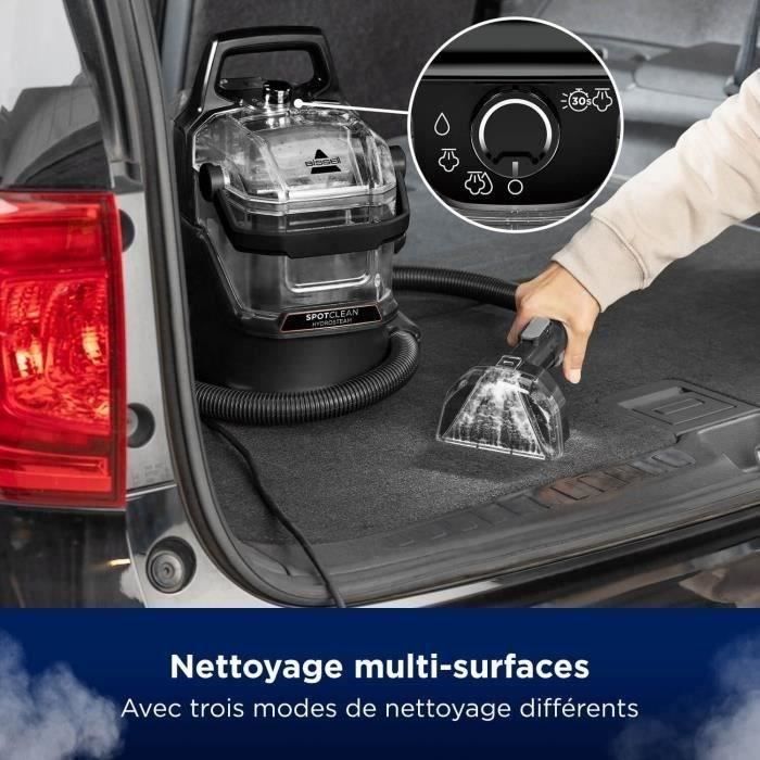 BISSELL SpotClean HydroSteam Select - Nettoyeur Vapeur - Moquettes, voiture,  carrelage - 1000 W - 4,5 m - 3 modes de nettoyage