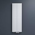 Radiateur à Eau Chaude Mural Mai & Mai - Blanc - Vertical - 160x54 cm - Acier Design-0
