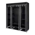 Armoire En Tissu Penderie De Vetement En Toile Mobilier De Chambre Rangement De Vetements Unique Tringles A Vetements 150 4 L234 Achat Vente Armoire De Chambre Armoire En Tissu Penderie De V Cdiscount