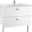 Roca Meuble Unik Victoria 80cm Blanc Ref A856576806 Achat Vente Meuble Vasque Plan Roca Meuble Unik Victoria Soldes Cdiscount