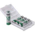 BRAND Saft LS14500 Lot de 4 piles AA-Mignon Li-SOCl2 haute performance 3,6 V dans une boîte à piles de WEISS - more power + [342]