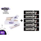 # DEF PAPELARD Lot De 10 Carnets De Feuilles À Rouler Longues 5 #Def Papelard® Edition King Size Slim + 5 Sensky Slim