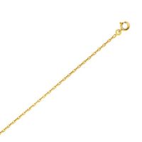 Collier Chaîne Plaqué Or Maille Forçat 1.6mm 50cm Collier Chaîne Plaqué Or Maille Forçat 1.6mm 50cm