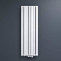 Radiateur à Eau Chaude Mural Mai & Mai - Blanc - Vertical - 160x54 cm - Acier Design
