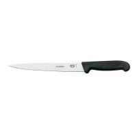 Couteau dénerver/filet de sole Victorinox - 5.3703.18 - Manche fibrox noir - Lame 18 cm flexible inox