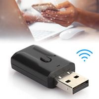Récepteur Émetteur Audio Bluetooth 5.0 Mode Privé 2 en 1 Adaptateur sans Fil USB Brancher et Utiliser-HAJ