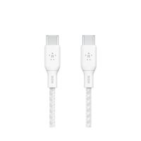 100w USB-C to USB-C Braided Cable 3M White