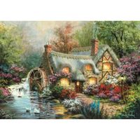 Puzzle 1500 pièces - Clementoni - Maison de campagne - Paysage et nature - Coloris Unique - Pour adulte