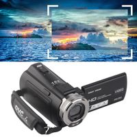 LIU-7542150556455-RHO- caméscope caméra vidéo Caméra vidéo Caméscope cran LCD couleur 3 pouces Caméra vidéo numérique 30MP Zoom 16X