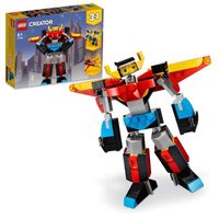 LEGO® Creator 31124 Le Super Robot, Jouet 3 en 1 Robot Dragon Avion