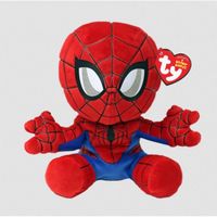 Peluche Spiderman Ty - TY44007 - Ty Soft Small - Bleu, Rouge et Blanc - Mixte - 3 ans et plus