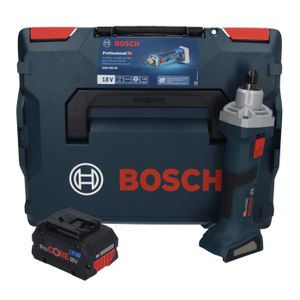 MEULEUSE Bosch GGS 18V-20 Meuleuse droite sans fil 18 V Brushless + 1x batterie ProCORE 8,0 Ah + L-BOXX - sans chargeur