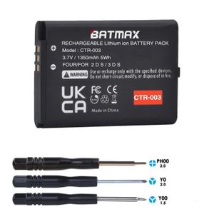 BATTERIE DE CONSOLE Batterie de remplacement CTR-003 Batmax 1350mAh po