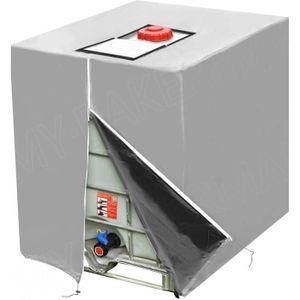 COLLECTEUR EAU - CUVE  Réservoir d'eau IBC de 1000 litres,couvercle anti-