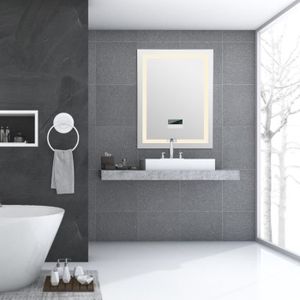 Miroir De Salle De Bain Led Achat Vente Miroir De Salle De