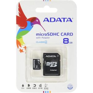 CARTE MÉMOIRE LI-Adata AUSDH8GCL4-RA1 Carte mémoire Micro SD - M