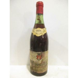 VIN ROUGE brouilly caveau beaujolais rouge 1969 - beaujolais