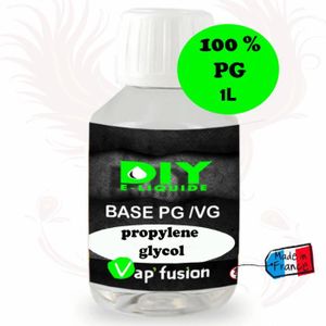 LIQUIDE Base neutre - 1L- Full Propylène Glycol Végétal - 
