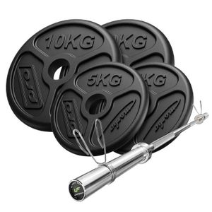 Plaques de poids 2 x 10 kg RM4A5 - Sport