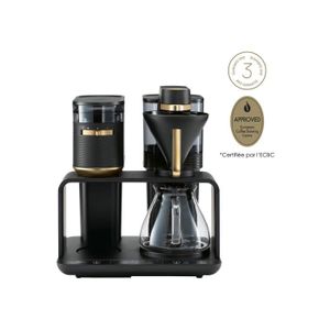Cafetière filtre - Melitta - EPOS 1024-02 - Noir et Or - 8 tasses - Moulin intégré