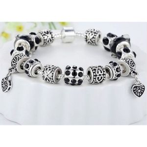 charm pandora noir et blanc charm pandora noir et blanc
