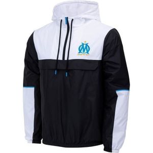 VESTE DE FOOTBALL – MANTEAU DE FOOTBALL – DOUDOUNE DE FOOTBALL  Coupe-vent enfant OM - Collection officielle Olymp