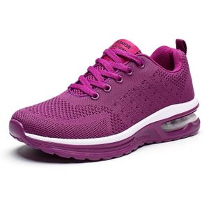 Femmes Baskets Chaussure de Course Running Fitness Gym Sport Air Athlétique Respirantes Marche Knit Confortable Sneakers Outdoor 
