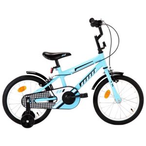 Velo 16 Eco Ice Blue Enfant Mixte Noir Et Bleu Prix Pas Cher Cdiscount