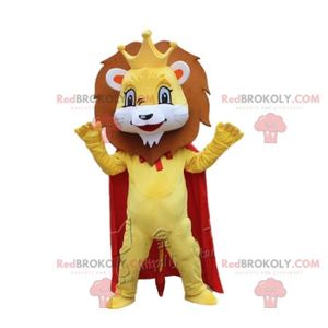 DÉGUISEMENT - PANOPLIE Mascotte costume roi lion. Déguisement cosplay lion roi - Costume Redbrokoly.com personnalisable