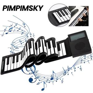 PIANO PIMPIMSKY Clavier Piano Pliable Piano électronique Portable 88 Touches Jouet de piano Clavier électronique débutant Enfant