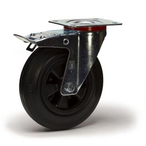 Lot De 4 Roulettes Pivotantes En Nylon - Tige Filetée M8x13mm - Capacité 20kg/roue - Marque Uxcell