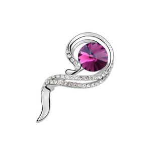 Broche Pivoine En Cristal Vintage - Pour Col, Manteau, Costume, Accessoire Féminin élégant