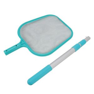 RATEAU Râteau à feuilles de piscine VGEBY - Filet d'écumoire durable et portable - Efficace pour jeux enfant