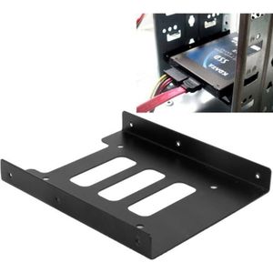 Support De Montage Pour Disque Dur 3.5" Dans Baie 5.25" - Conversion Baie Lecteur Disquette En Baie Disque Dur
