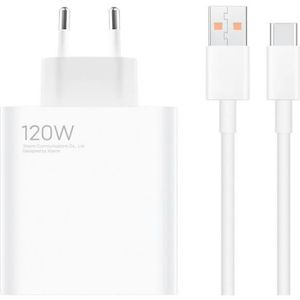 Chargeur Xiaomi Charge Super Rapide 120W + Cable Usb-C Mdy-13-Ee