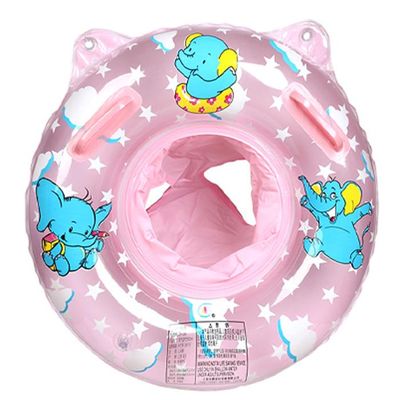 Bouée Bébé Gonflable – Anneau Natation Double Poignée, PVC – 6-48 Mois, Pour Piscine/Plage