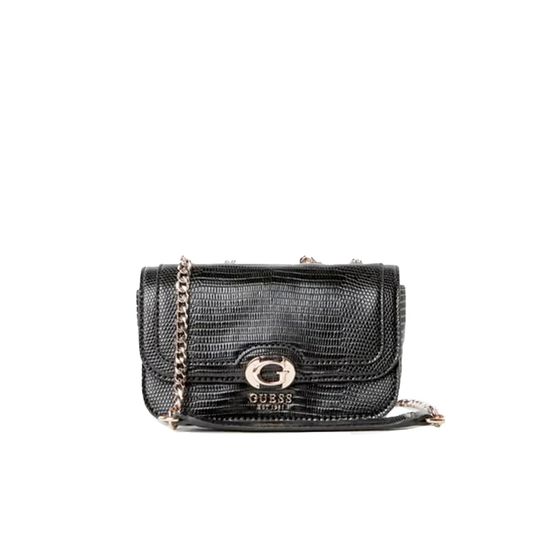 Sac Bandoulière GUESS Nadira - Noir, Polyuréthane, Réglable 65-125 Cm, Multiples Compartiments